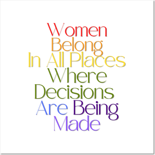 Women Belong Posters and Art